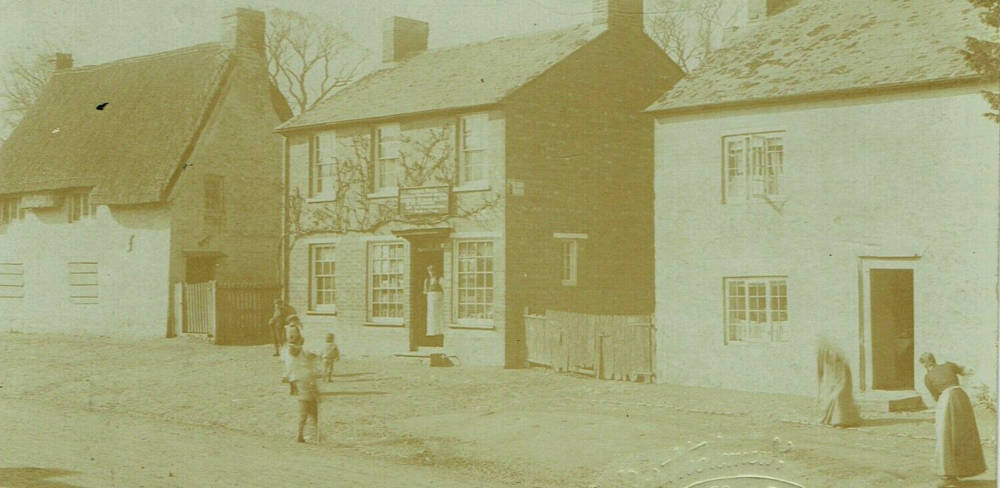 The Old Post Office, circa 1900, at Great Linford