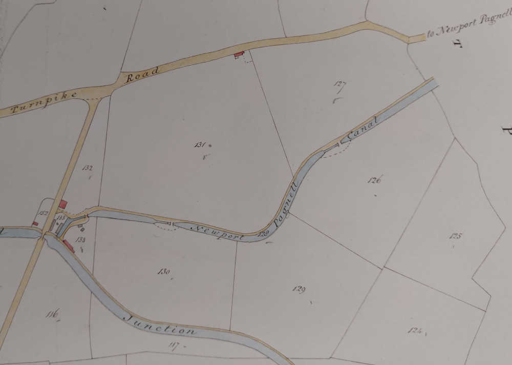 1840 Tithe map Great Linford, Marsh Farm.