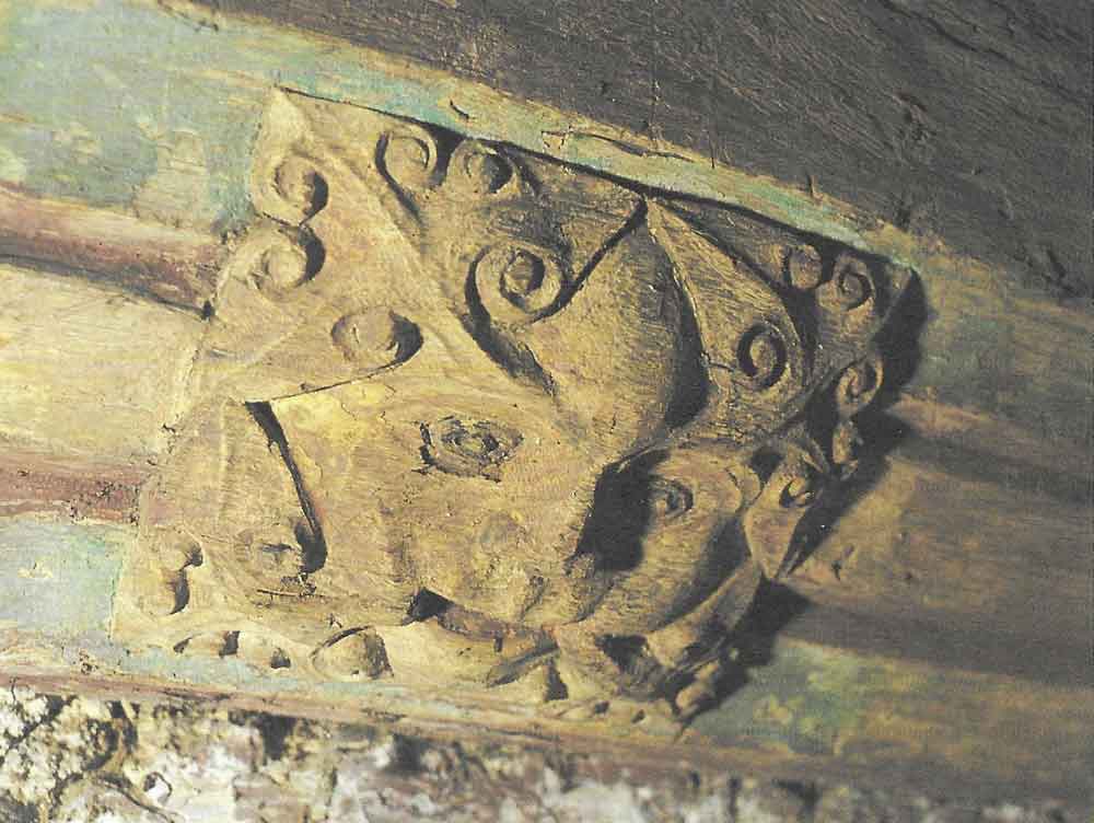 The Green Man at St. Andrew's Church, Great Linford