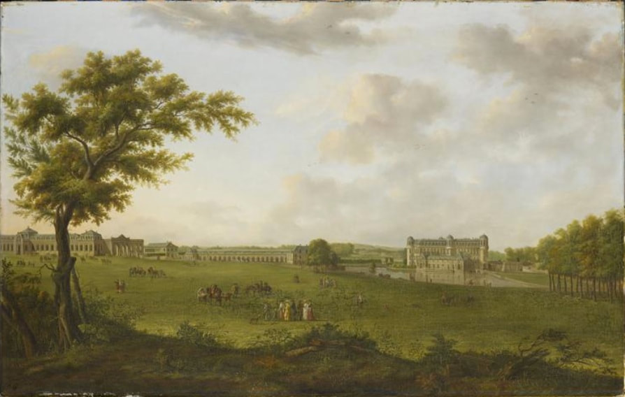 Chantilly in 1781, View from the Lawn by Hendrik-Frans De Cort