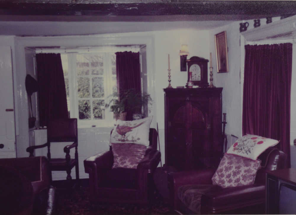 Interior of Lodge Farm, Great Linford, 1981.