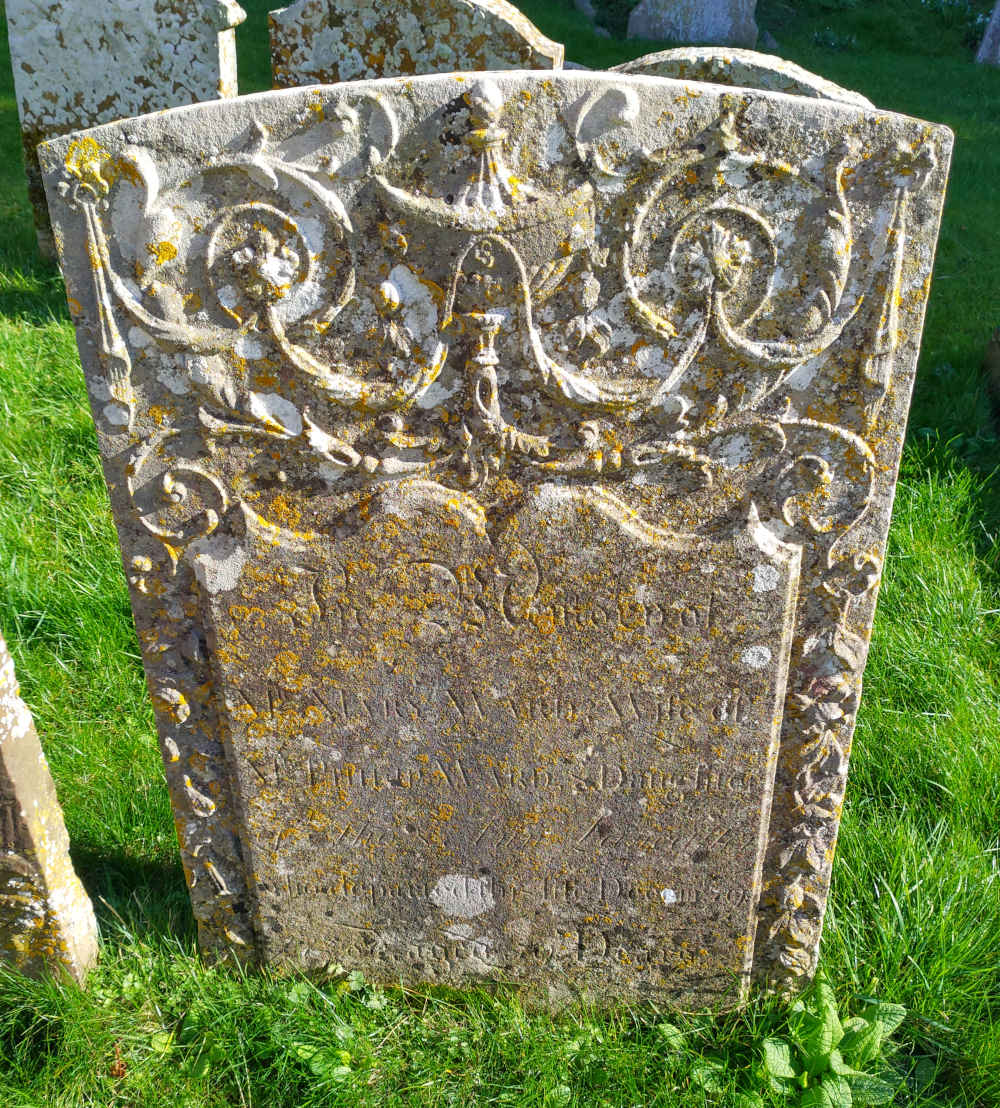 Gravestone st andrews great linford Mary Ward